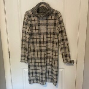 LL Bean Signature Collection Cowl Neck Sweater Dress